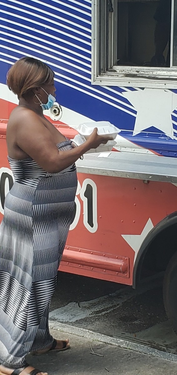 Hot meals being prepared